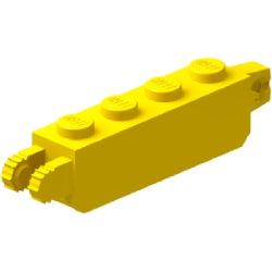 54661-024ヒンジブロック1×4ロック端に指1本/指2本イエロー(新型)