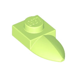 49668-326プレート1×1牙付イエローウイッシュグリーン