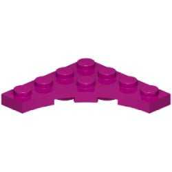 35044-124プレート4×4コーナーカットアウトマジェンタ