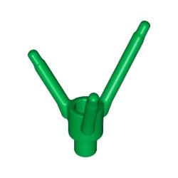 24855-028花の茎(3本茎/ピン付き)グリーン