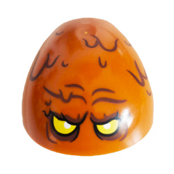 21560pb09ラージフィギュアスムースラウンドアーマー(クレイフェイスの顔)ダークオレンジ