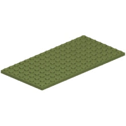 92438-155プレート8×16オリーブグリーン