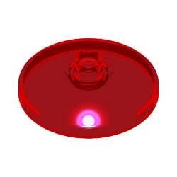 43898-041ディッシュ3×3トランスレッド