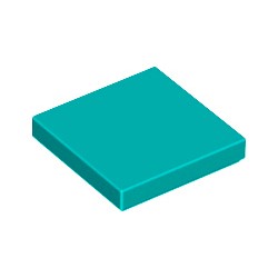 3068b-107タイル2×2ダークターコイズ