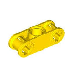 32184-024テクニック車軸ピンコネクター1×3垂直中央ペグ穴1つイエロー