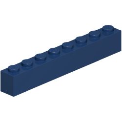 3008-140ブロック1×8ダークブルー