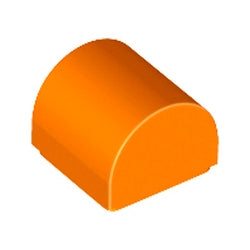 49307-106曲面ブロック1×1-2/3スタッド無オレンジ