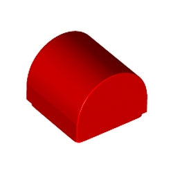 49307-021曲面ブロック1×1-2/3スタッド無レッド