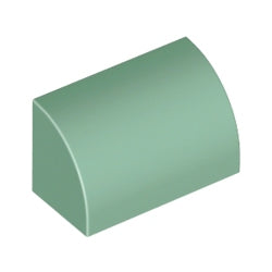 37352-151曲面ブロック1×2×1サンドグリーン