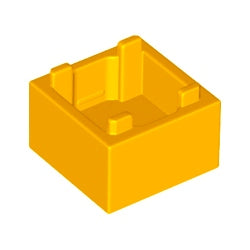 35700-191コンテナ・ボックス2×2×1(フタ無し)ブライトライトオレンジ