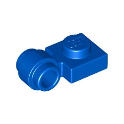 4081b-023プレート1×1側面にクリップ付ブルー