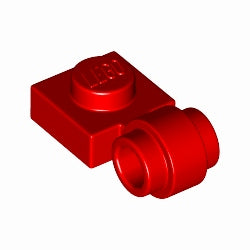 4081b-021プレート1×1側面にクリップ付レッド