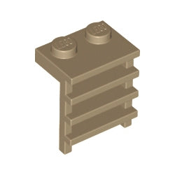 4175-138プレート1×2階段付ダークタン
