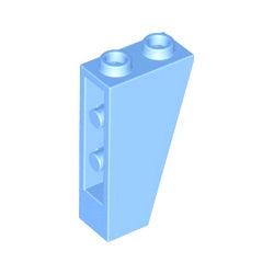 2449-212逆スロープ75度2×1×3ブライトライトブルー