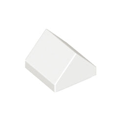 35464-001スロープ45度1×1両側傾斜ホワイト