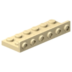 64570-005逆ブラケット2×6-1×6タン