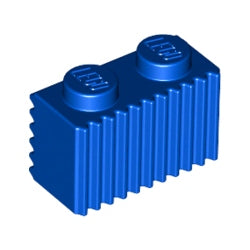 2877-023ブロック1×2グリルブルー