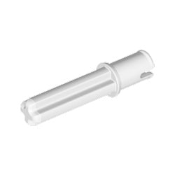 65249-001テクニック2L車軸付ピン-摩擦止無ホワイト