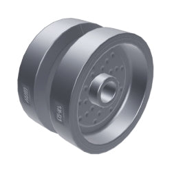 66727-179ホイール長径18ミリ×幅12ミリ(ペグ穴とドット有)フラットシルバー