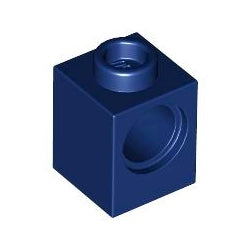 6541-140テクニックブロック1×1ペグ穴1個ダークブルー