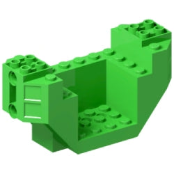 44665-037潜水艦コックピット4×10×4ブライトグリーン