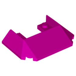 13269-124トレインルーフ6×4(5方向傾斜)マジェンタ