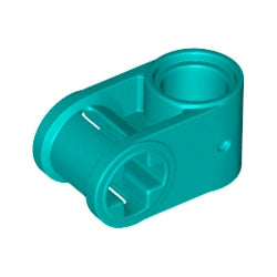 6536-107テクニック車軸ピンコネクター-垂直ダークターコイズ