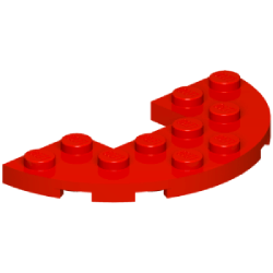 18646-021プレート3×6コーナー丸カットアウトレッド