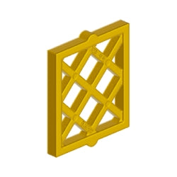 38320-297窓板枠1×2×2斜め格子パールゴールド