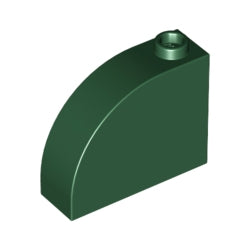 33243-141曲面ブロック1×3×2ダークグリーン