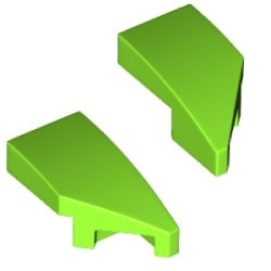 29119-29120-119曲面スロープ2×1ノッチライム