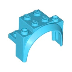 18974-322マッドガードアーチ4×2-1/2×2-1/3ミディアムアジュール