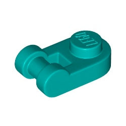 26047-107プレート1×1半円取っ手付ダークターコイズ