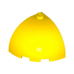 88293-024曲面ブロックコーナー3×3×2ドームイエロー