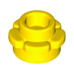 24866-024プレート1×1フラワーエッジイエロー