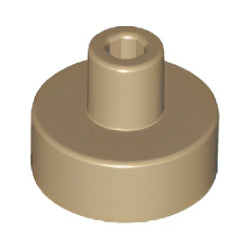 20482-138タイル1×1丸ピン付きダークタン