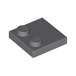 33909-199特殊タイル2×2端にスタッド有ダークブルーイッシュグレイ