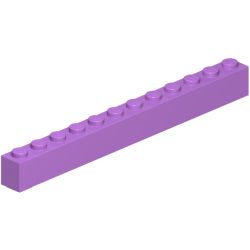 6112-324ブロック1×12ミディアムラベンダー