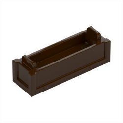69066-308コンテナ・ボックス1×3×2/3ダークブラウン