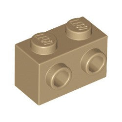 11211-138ブロック1×2片側面に2スタッド有ダークタン