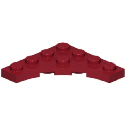 35044-154プレート4×4コーナーカットアウトダークレッド