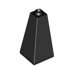 3685-026スロープ75度2×2×3コーナー2方向傾斜ブラック