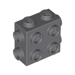 67329-199ブロック1×2×1-2/3-3方向スタッド有ダークブルーイッシュグレイ