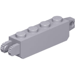 54661-194ヒンジブロック1×4ロック端に指1本/指2本(新型)ライトブルーイッシュグレイ