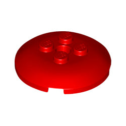 65138-021ディッシュ4×4ペグ穴有レッド