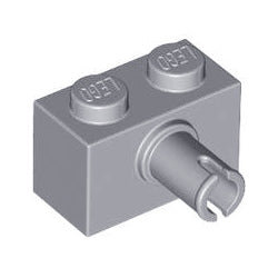 44865-194ブロック1×2ペグ1個ボトムスタッドホルダーライトブルーイッシュグレイ