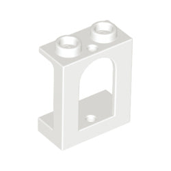 90195-001キャッスルアーチ型小窓1×2×2ホワイト