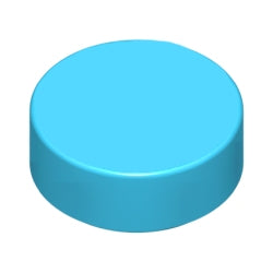 98138-322タイル1×1丸ミディアムアジュール