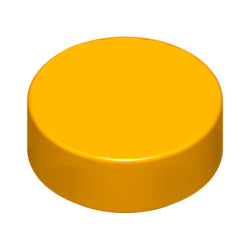 98138-191タイル1×1丸ブライトライトオレンジ