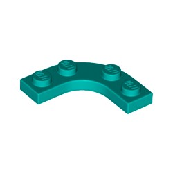 68568-107プレート3×3コーナー丸カットアウトダークターコイズ